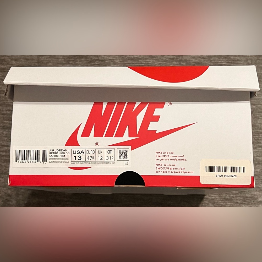 Air Jordan 1 OG High “Heritage” (BOX ONLY)